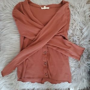 NWOT- Buckle button up top